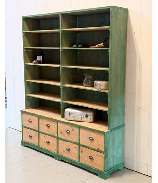 Oldwood Vintage-Holzschrank mit Schubladen | Einzigartiger alter Schrank