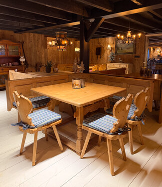 Oldwood Oostenrijkse eethoek / Alpen Stube set