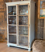 Vintage wooden display cabinet with glass | Unique cabinet