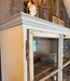 Vintage-Vitrinenschrank aus Holz mit Glas | Einzigartiger Schrank