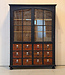 Black display cabinet with 12 drawers | Buffet cabinet