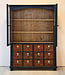 Black display cabinet with 12 drawers | Buffet cabinet