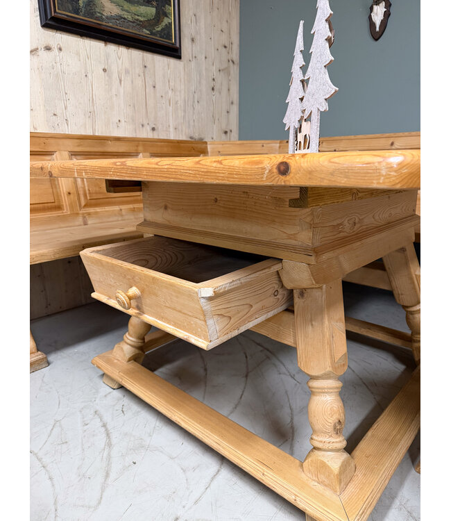 Austrian Alps Stube seating area