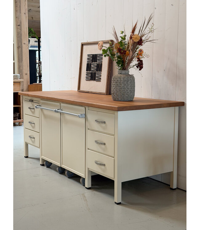 Vintage bakkers werkbank