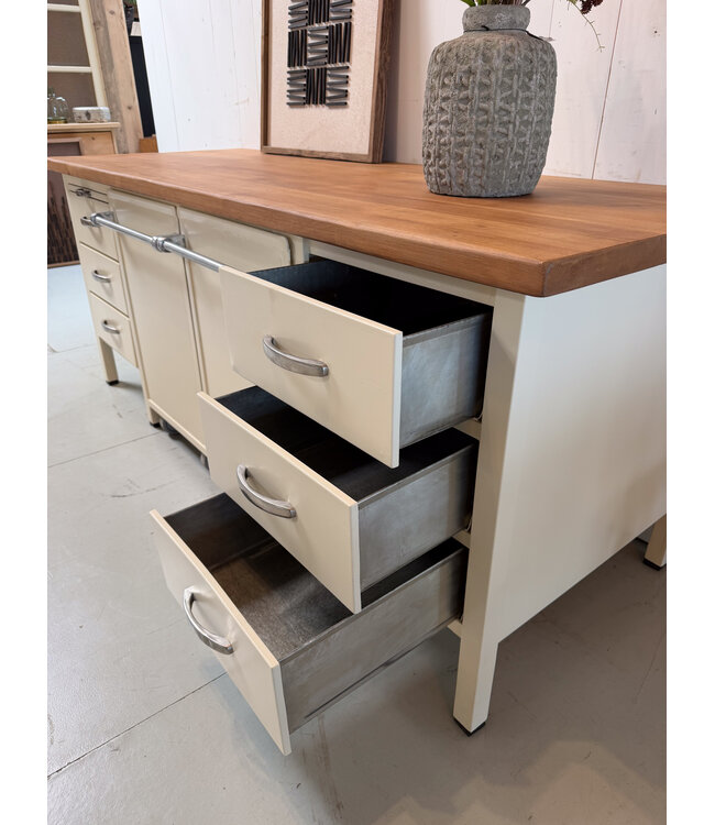 Vintage baker's workbench