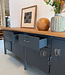 Vintage-Sideboard aus Stahl mit Schubladen und Türen