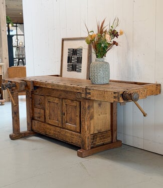 werkbank Industrial wooden workbench