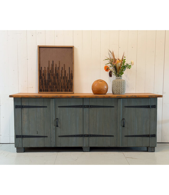 Vintage wooden workbench