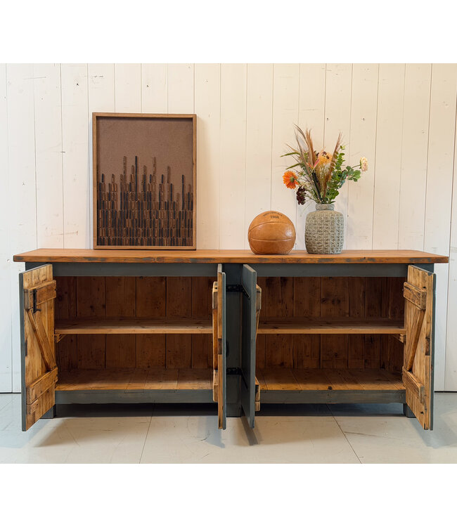Vintage-Werkbank aus Holz