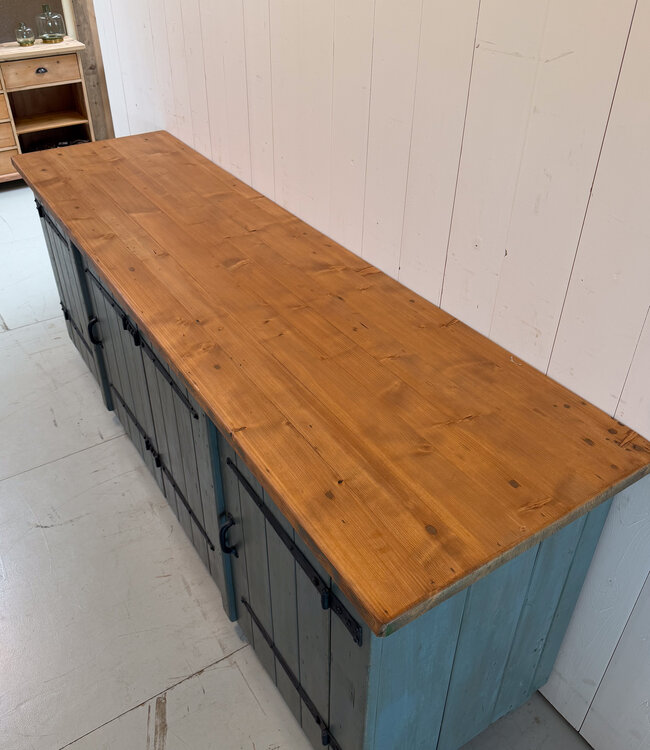 Vintage-Werkbank aus Holz