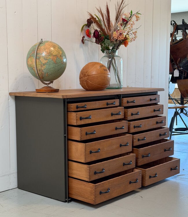 Industrial sideboard with drawers