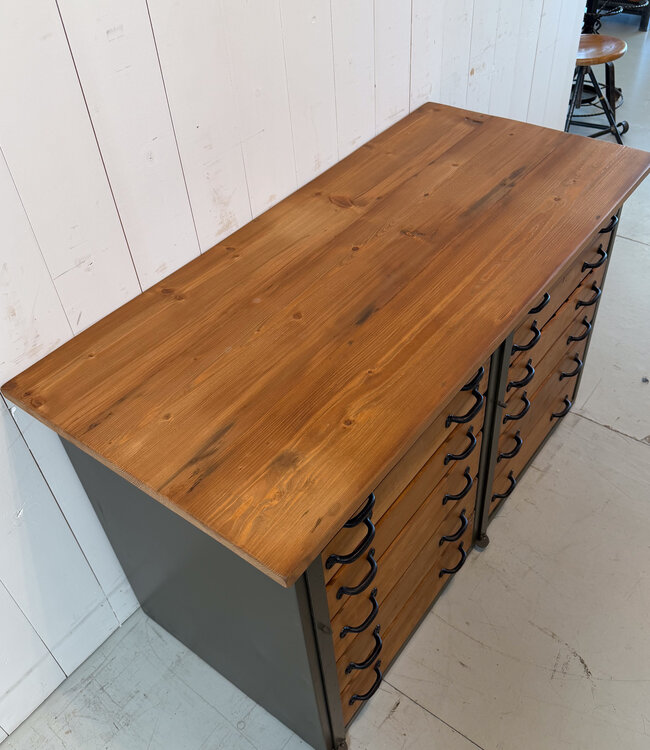 Industrial sideboard with drawers
