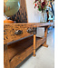 Vintage houten werkbank