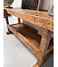 Vintage houten werkbank