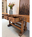 Vintage-Werkbank aus Holz mit Schubladen