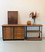 Vintage-Sideboard mit Schubladen und offenem Fach