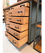 Vintage-Sideboard mit Schubladen und offenem Fach