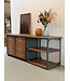 Vintage-Sideboard mit Schubladen und offenem Fach