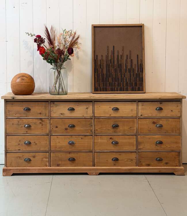Vintage-Sideboard aus Holz mit Schubladen