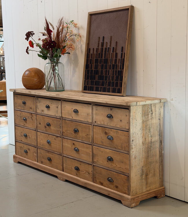 Vintage-Sideboard aus Holz mit Schubladen