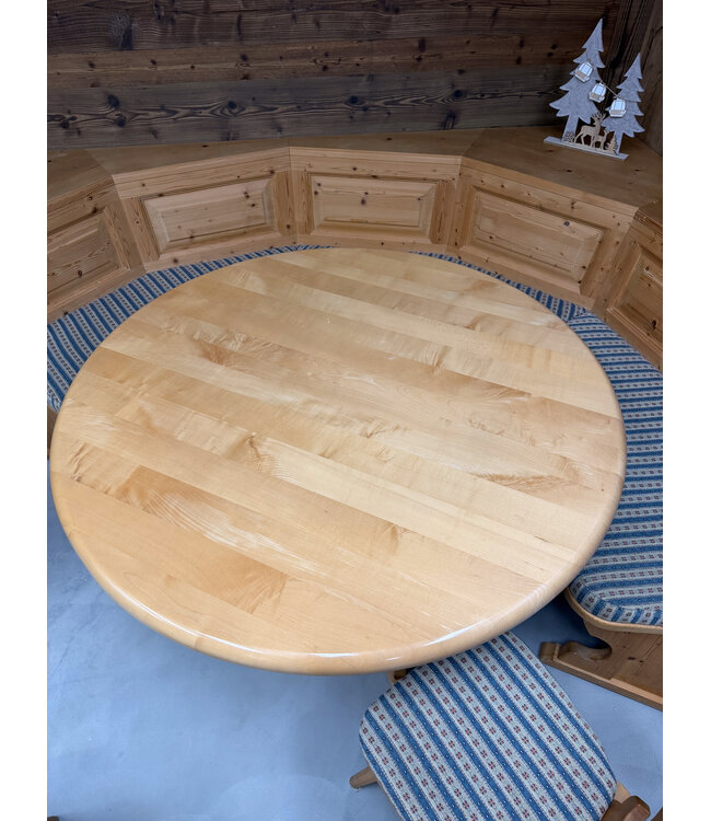 Stube rondzit | Oostenrijkse eethoek| Ronde bank + tafel en stoelen