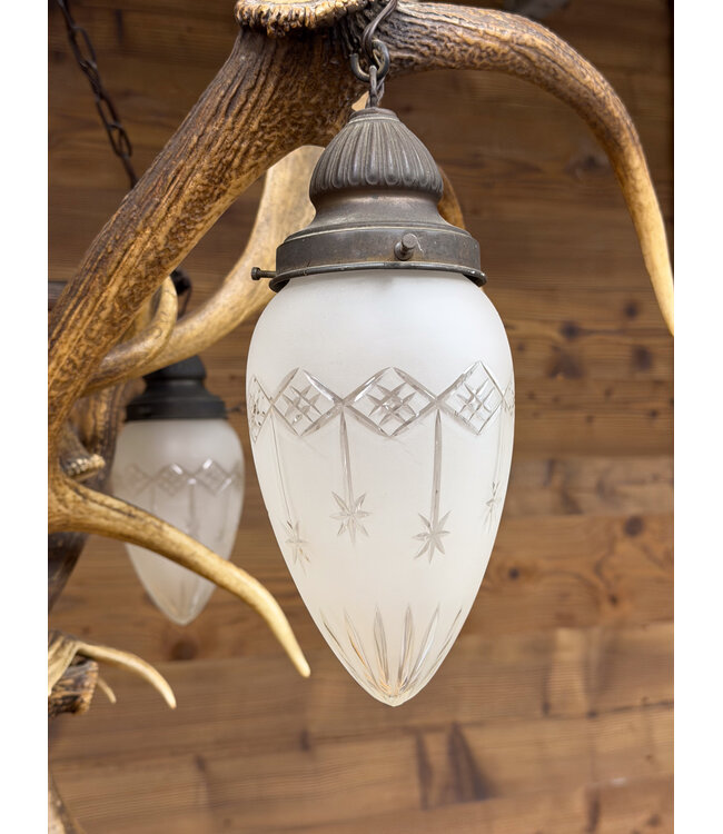 Gewei lamp Oostenrijkse stijl | Alpen hanglamp