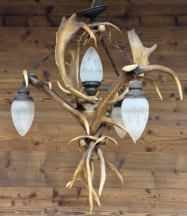 Gewei lamp Oostenrijkse stijl | Alpen hanglamp