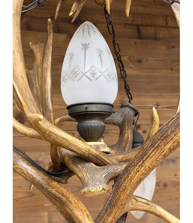 Gewei lamp Oostenrijkse stijl | Alpen hanglamp