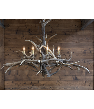 Antler chandelier | Alpine pendant lamp | Austrian lamp