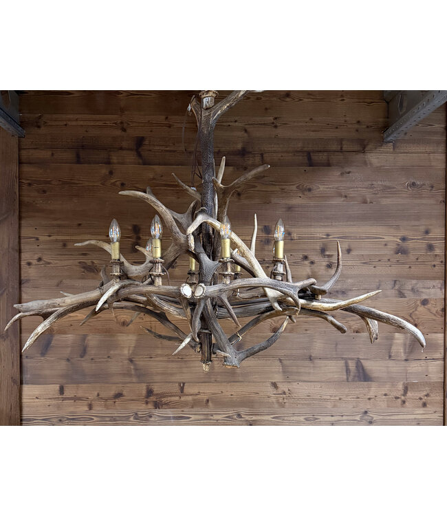 Antler chandelier | Alpine pendant lamp | Austrian lamp