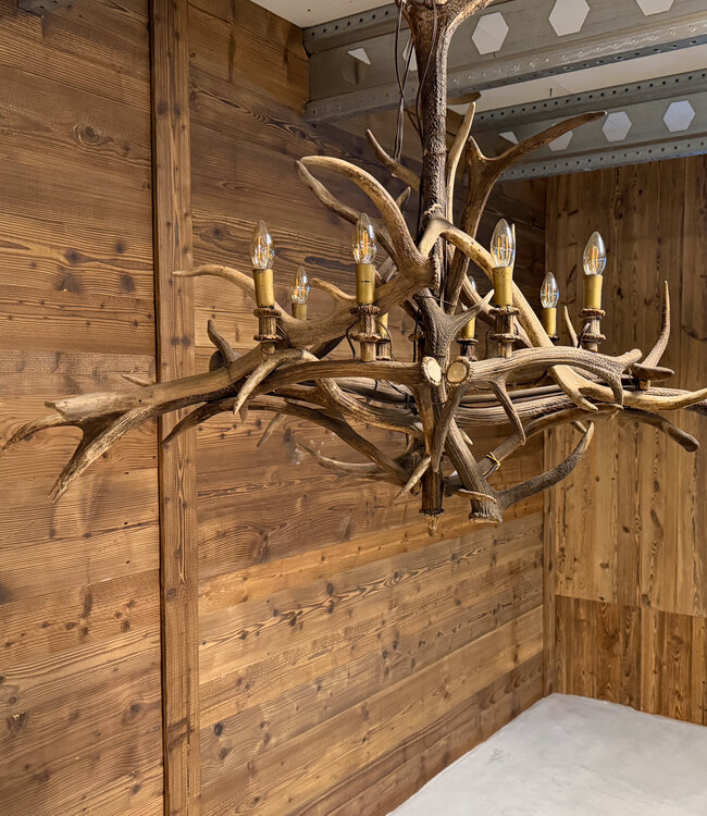 Antler chandelier | Alpine pendant lamp | Austrian lamp