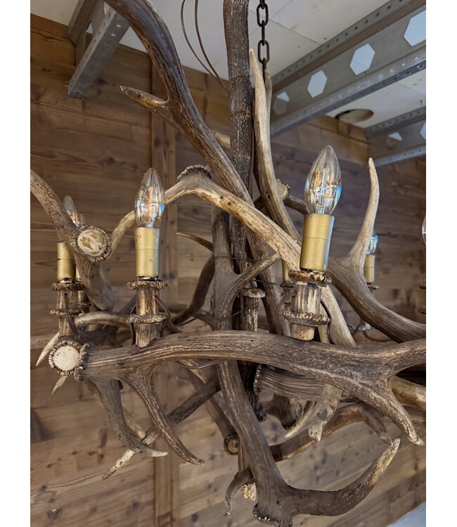 Antler chandelier | Alpine pendant lamp | Austrian lamp