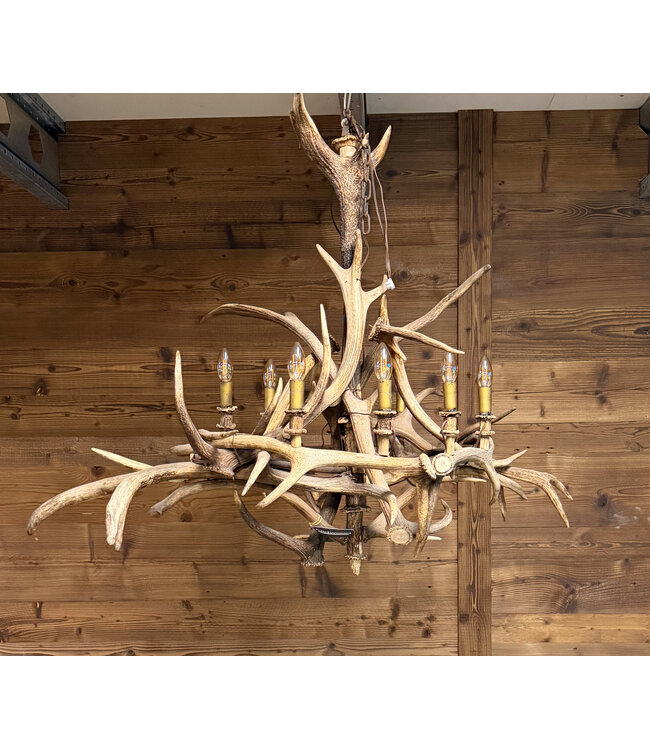 Gewei kroonluchter | Alpen hanglamp | Oostenrijkse lamp