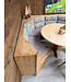 Alpine circular seating | Stube set | Austrian round corner sofa