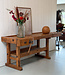 Vintage wooden workbench