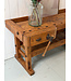 Vintage houten werkbank