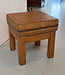 Vintage houten hakblok
