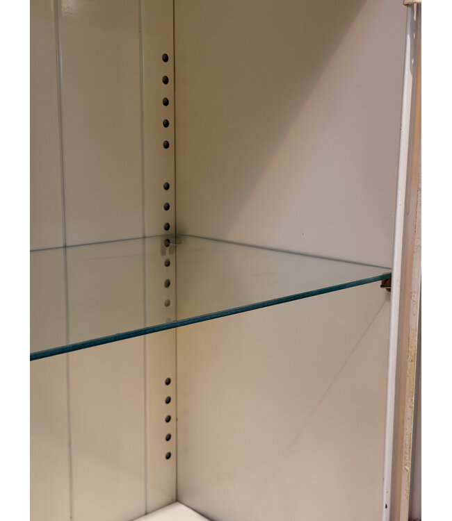 Vintage apothecary cabinet / white medicine cabinet