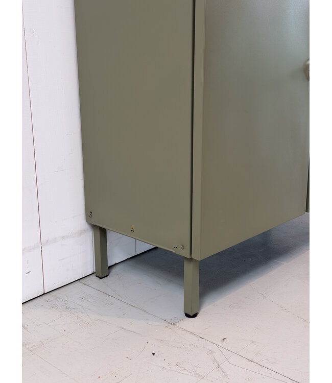 Vintage apothecary cabinet / green medicine cabinet