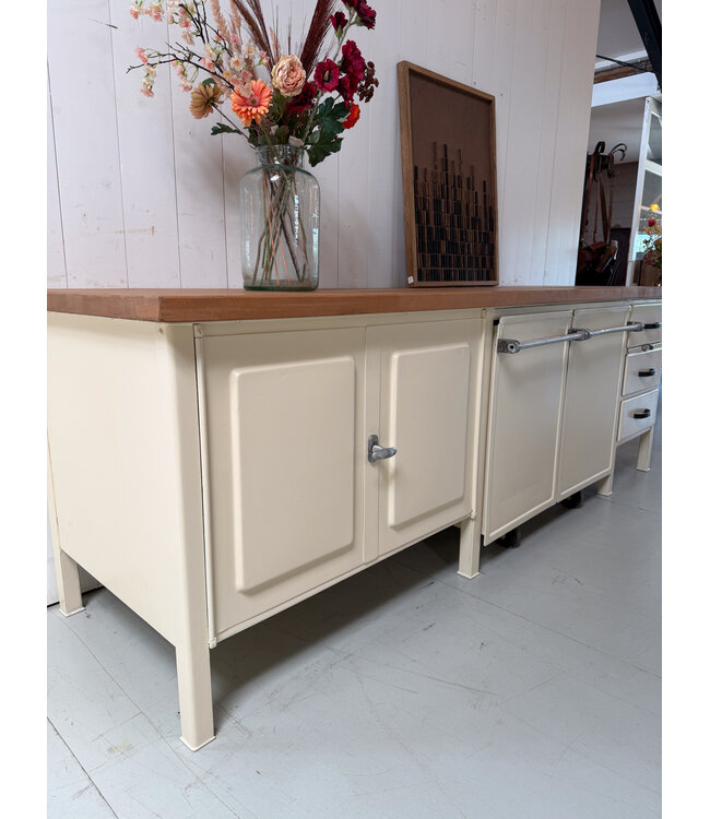 Vintage baker's workbench