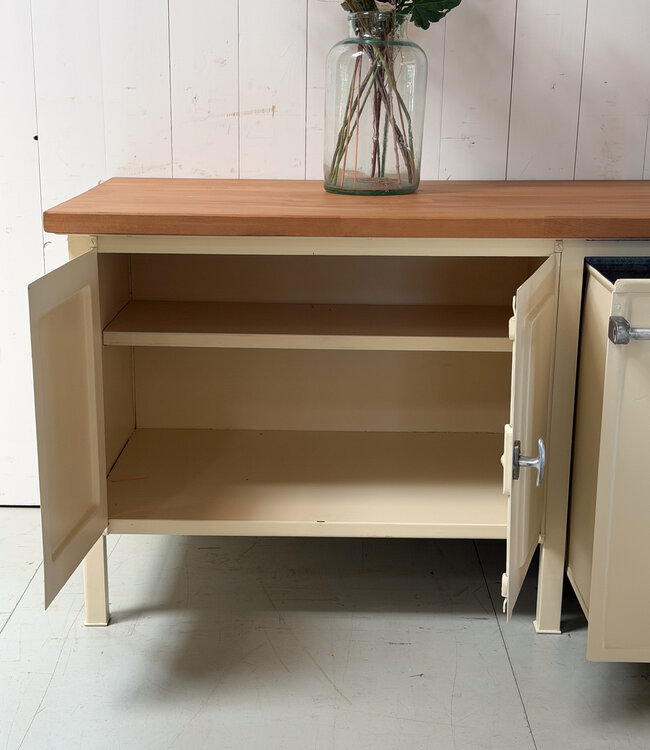 Vintage baker's workbench