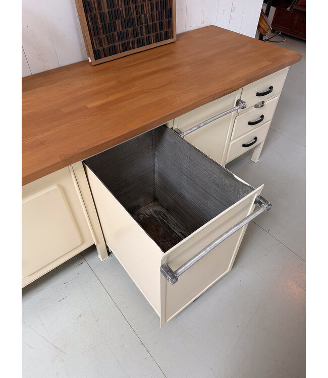 Vintage baker's workbench