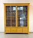 Vintage yellow display cabinet