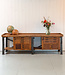 Industrial sideboard / workbench wood and steel