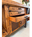 Industrial sideboard / workbench wood and steel