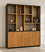 Custom oak cabinet - Room divider