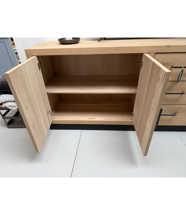 Solid oak sideboard - showroom model