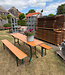 Original beer set – folding beer table with benches