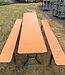 Original beer set – folding beer table with benches