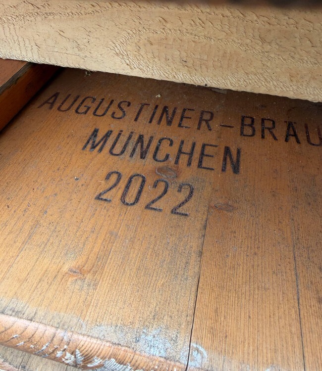 Original beer set – folding beer table with benches